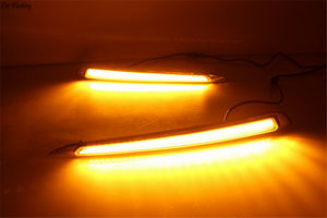 2 Pezzi LED DRL con Luci Diurne <span class=keywords><strong>e</strong></span> Indicatori di Direzione Gialli, Fari Fendinebbia per <span class=keywords><strong>Peugeot</strong></span> <span class=keywords><strong>308</strong></span> 2016 2017 - Product Image 6