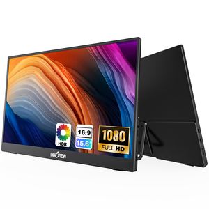 Moniteur LCD portable IPS FHD 1080P de 15,6 pouces, Type-C, 60 Hz, HDR, écran mat, luminosité de 250 nits, pour ordinateur portable de bureau professionnel - Product Image 1