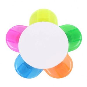 Oempromo Bolígrafo resaltador 5 en 1 con logotipo personalizado Artículo promocional multicolor Bolígrafo resaltador con forma de mano - Product Image 2