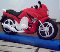 Modèle de moto gonflable publicitaire professionnel pour la décoration de centres commerciaux, fourni par l'usine pour la promotion