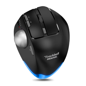 New F33 Trackball chuột 2.4G BT 4800dpi lập trình có thể sạc lại RGB quang độ trễ thấp không dây Ergonomic 3D - Product Image 2