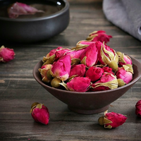 Kuncup Mawar Pingyin Besar Grosir, Rosa Rugosa Kering, Pasokan Massal untuk Tisane Herbal, Potpourri & Pembuatan Lilin