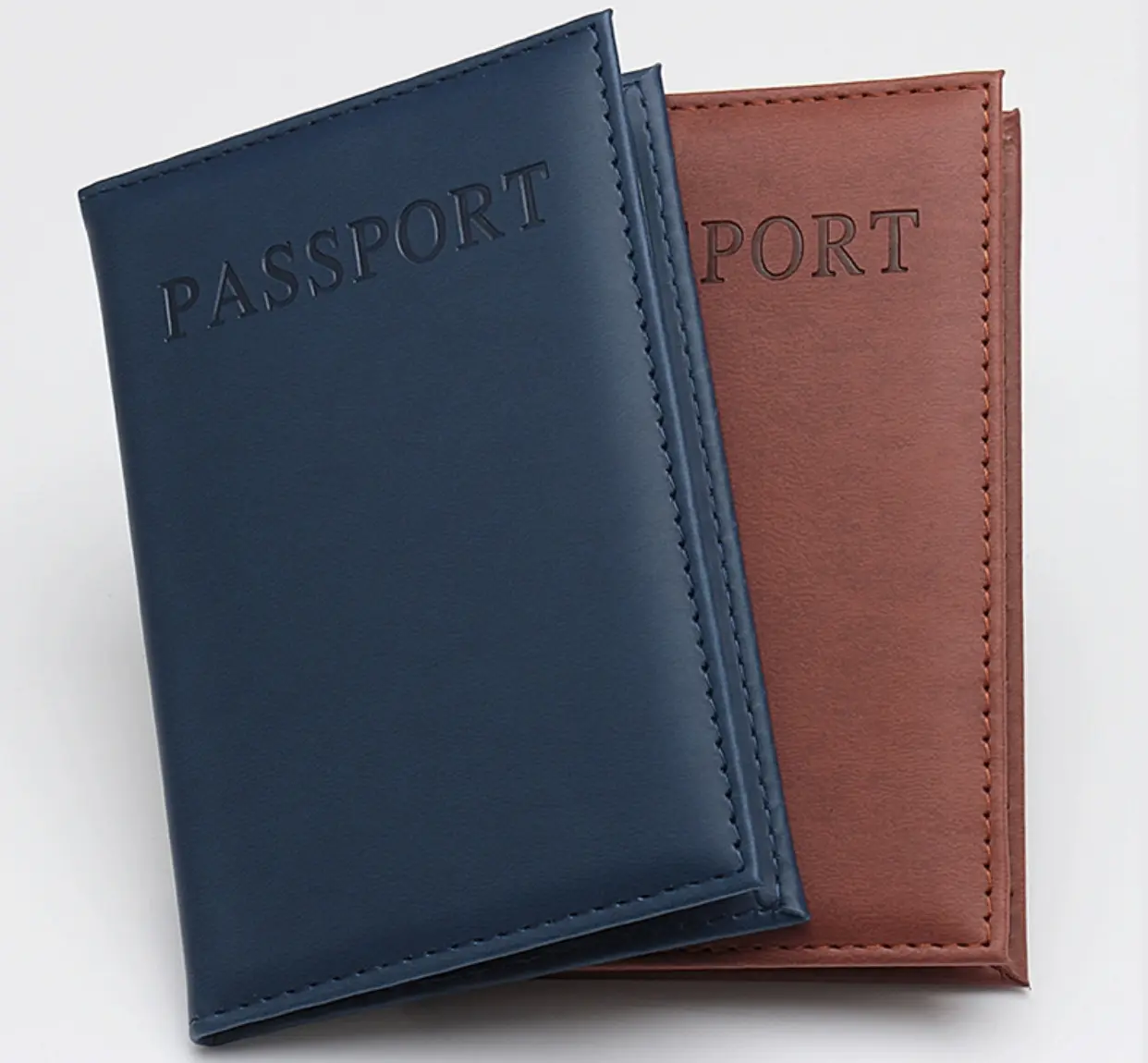 Passport Wallets Card Holders Cover Case Protector Pu Leather Travel Purse Wallet Bag Passport Id Cover Case