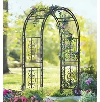 Arche de jardin en métal avec motif Arbre de Vie pour cérémonie de mariage, réception, décoration de scène, baby shower, vente en gros