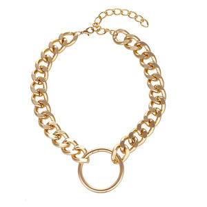 Geometric Chain <b>Necklace</b> Silver Zinc Alloy Party <b>Statement</b> Jewelry - Product Image 5