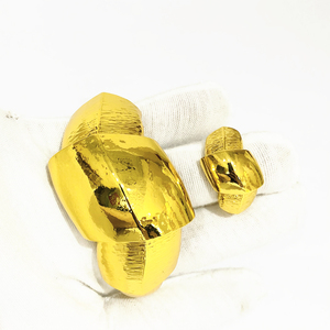 Golden Star Jewelry <strong>Set</strong> Gold Plated Iron Bracelets African India Bracelet Ring Saudi Arabia <strong>Bridal</strong> Wedding <strong>Bangles</strong> <strong>Set</strong> for Women - Product Image 2