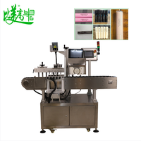 Machine de marquage laser UV intelligente entièrement automatique avec positionnement visuel rotatif pour l'impression sur crayons à sourcils et objets tubulaires ronds