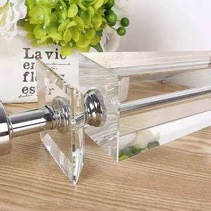 Chambre Lampes De Table De Chevet Morden Cristal Européen Beige Tissus <span class=keywords><strong>Abat</strong></span>-<span class=keywords><strong>Jour</strong></span> Cristal Base Salon Lampes Salle D'étude Lampe De Bureau - Product Image 2