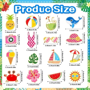 Pins <span class=keywords><strong>de</strong></span> Esmalte con Diseño Tropical Hawaiano |   Recuerdos <span class=keywords><strong>de</strong></span> Fiesta en la Playa o Piscina <span class=keywords><strong>de</strong></span> Metal <span class=keywords><strong>de</strong></span> Aleación con Forma <span class=keywords><strong>de</strong></span> Coco, Piña y Sandía para Decoración <span class=keywords><strong>de</strong></span> Cangrejos - Product Image 2