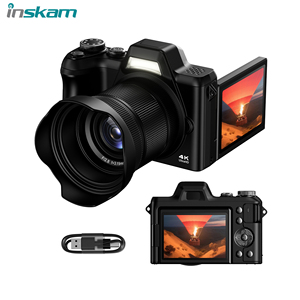Nouvelle Caméra Vidéo Numérique Mini 4K avec 3 Viseurs et 32 Go de Stockage – Solution Vidéo Portable pour Utilisateurs Intelligents - Product Image 1