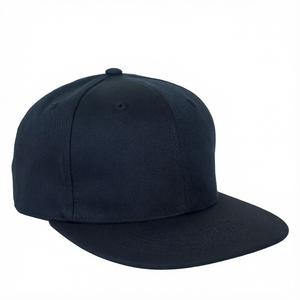 Casquette de baseball personnalisée à visière plate 6 panneaux, réglable avec sangle arrière, prix de gros, style trucker, casquettes hip-hop - Product Image 1