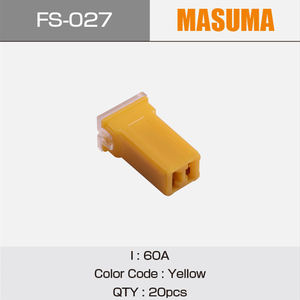 FS-027 предохранитель MASUMA DC 1000VDC солнечный PV предохранитель автозапчасти японский автомобиль Toyota Nissan - Product Image 3