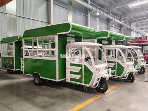 Carrito de Comida Rápida Móvil Multifuncional Personalizado, Triciclo Eléctrico con Marco de Acero Inoxidable Resistente a la Oxidación para Ventas al Aire Libre - Product Image 2