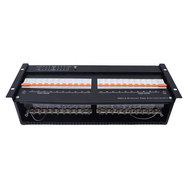 Rack Mount Pdu Power Distribution Board Unit 8 Channel 24v 48v 110v 220v
