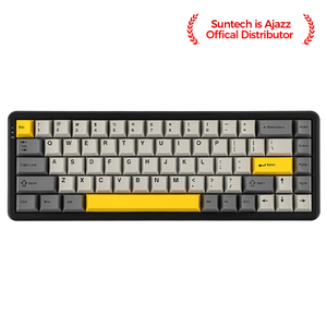 Ajazz คีย์บอร์ดสำหรับเล่นเกม AK680 MAX (8 + 1K) โหมด Tri-Mode สีดำสีเทาสีเหลืองอลูมิเนียม RGB แม่เหล็กข้าว HIFI - Product Image 2