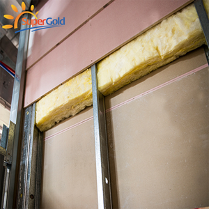 Rouleaux <span class=keywords><strong>de</strong></span> <span class=keywords><strong>laine</strong></span> <span class=keywords><strong>de</strong></span> <span class=keywords><strong>verre</strong></span> SuperGold <span class=keywords><strong>de</strong></span> 50 mm d'épaisseur, isolation phonique et acoustique, matériaux <span class=keywords><strong>de</strong></span> cloisonnement, isolation thermique haute performance - Product Image 6