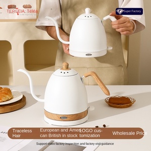 กาต้มน้ำไฟฟ้าใช้ในครัวเรือนแบบข้ามพรมแดนหม้อต้มกาแฟและ<span class=keywords><strong>ชา</strong></span>เกรดอาหารมาใหม่พร้อมปากเรียวและคอห่าน - Product Image 2