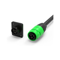 IP65 FE20-3 Wasserdichter Verbindungsstecker 20A 250V Männlich und Weiblich Kabel für Outdoor LED Bühnenbeleuchtung