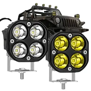 X-7SEVEN 3 inç LED Pod ışık 12V 24V Led çalışma lambası kare motosiklet spot 4x4 araba Off Road traktör sürüş ışık