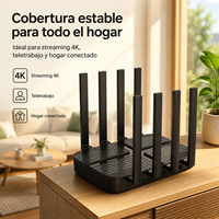 Routeur WiFi 6 AX3000 Gigabit Double Bande avec 1 WAN 4 LAN pour la vente en gros et la marque privée