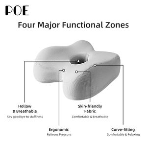 Almohada Ergonómica <span class=keywords><strong>de</strong></span> Espuma Viscoelástica Tejida para <span class=keywords><strong>Piernas</strong></span>, Soporte Multiposición para Dormir, Alivio del Dolor <span class=keywords><strong>de</strong></span> Cadera y Rodilla, Diseño Portátil, para Várices - Product Image 4
