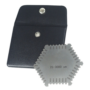 Medidor de Espesor de Revestimiento de Acero Inoxidable Yunbei Yb Hexagonal con Peine para Película Húmeda 25-3000 µm - Product Image 2