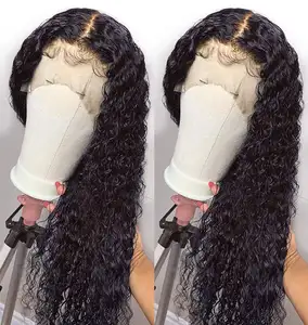 Brazilian Glueless Full HD Lace Straight Transparent Lace Front Wigs Natural Black Human Hair Braided Wigs For Black Women