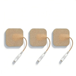Almohadilla de <span class=keywords><strong>Gel</strong></span> Adhesiva Personalizada para Electrodos de Masaje EMG, Esponja Adhesiva de 50*50 mm, Terapia Muscular, Estimulador Eléctrico, Almohadilla de Electrodos - Product Image 1