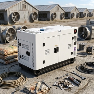 10kw 15kw 16kw 18kw 20kw 110v 220v 380v High Power Super Quiet Two Cylinder Portable 20Kw Generator Outdoor JNBG3GF Factory Dire - Product Image 1