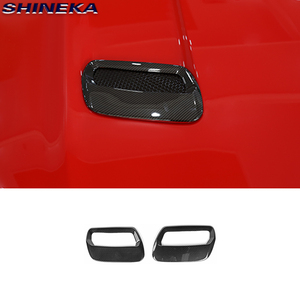 Phụ Tùng Xe Hơi Ford Mustang Các Bộ Phận Bên Ngoài ABS 2Pcs Silicone Xe Phía Trước Mui Xe Vent Đúc 2018 + Bìa Trim - Product Image 1