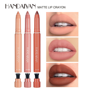 <span class=keywords><strong>Crayon</strong></span> pour les lèvres et les yeux HANDAIYAN, haute pigmentation, fini mat velours, longue tenue, avec taille-<span class=keywords><strong>crayon</strong></span> intégré, imperméable, nude, personnalisable - Product Image 2