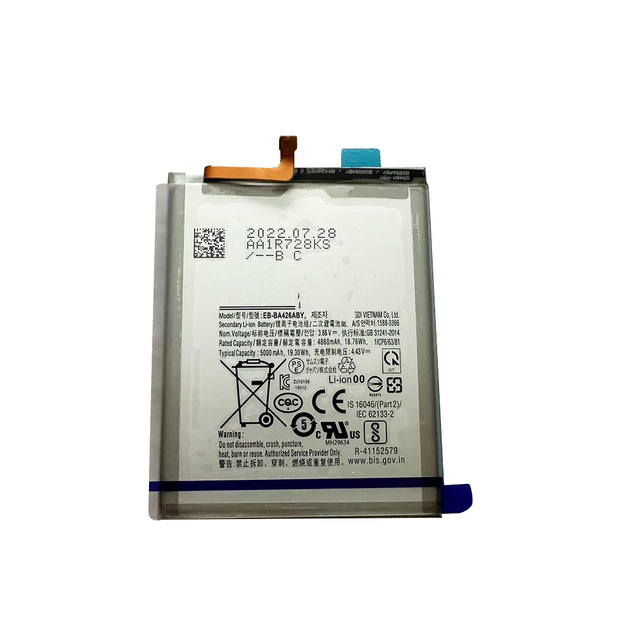 Lithium Ion Batteries for Samsung A32 4G 5G A72 EB-BA426ABY 4860mAh Rechargeable Battery