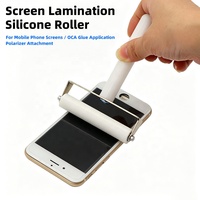 Rouleau en silicone pour lamination d'écran YAOGONG, roue en caoutchouc antistatique pour film polarisant à colle OCA, outil de réparation d'écran LCD pour téléphone et tablette