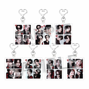 Groupe d'Idoles KPOP <span class=keywords><strong>NIKI</strong></span> JAKE JAY Jungwon Sunoo Sunghoon Porte-clés en Plastique SKZ Porte-clés en Acrylique - Product Image 1