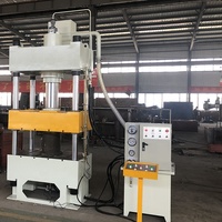 Presse hydraulique à quatre colonnes de 200 tonnes, machine à fabriquer des pots en acier inoxydable, engrenage à roulement, moteur 220V/380V pour l'emboutissage profond de l'aluminium