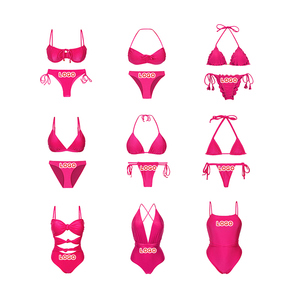 Maillots <span class=keywords><strong>de</strong></span> <span class=keywords><strong>bain</strong></span> 2026 : Bikinis roses <span class=keywords><strong>de</strong></span> luxe pour femmes, ensembles <span class=keywords><strong>de</strong></span> bikinis triangulaires personnalisés – Fabricant - Product Image 6