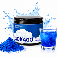 Fournisseur de poudre de phycocyanine de couleur bleue pour les usines agroalimentaires, pigment bleu naturel en vrac, programmes d'approvisionnement OEM/ODM
