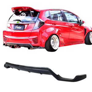 Diffuseur arrière en fibre de carbone de style SEEKER pour Honda Fit GK5 RS 2014-2017, kit carrosserie pour pare-chocs - Product Image 1