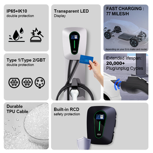 <span class=keywords><strong>Electrolineras</strong></span>, Cargador de Pared para Vehículos Eléctricos de 7 kW, Estación de Carga para Autos Eléctricos de 7 kW, Cargador de Auto Eléctrico de 7 kW Tipo 2 - Product Image 2