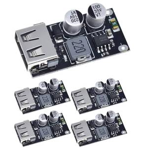 12 वी-24 वी से 5 वी 3 ए फास्ट चार्जिंग मॉड्यूल usb qc3.0 qcc 2.0 DC-DC हिरन कनवर्टर स्टेप-डाउन फास्ट चार्जर सर्किट बोर्ड - Product Image 1