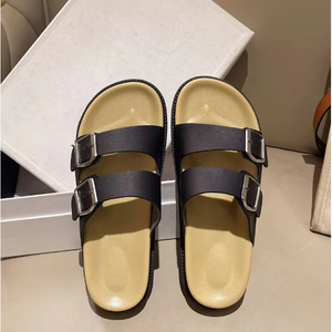 Sandales compensées plates à bout ouvert pour femmes, nouveau design, respirantes, semelle souple, chaussures à plateforme pour l'été - Product Image 5