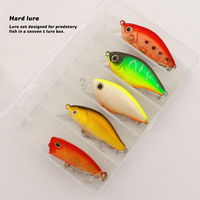 Truite/perche/brochet/panfish cible Spinner/Wobbler/manivelle/tête plombée ensemble de leurre