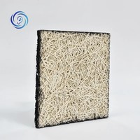 Panneaux acoustiques en laine de bois personnalisés, matériau insonorisant, panneau mural en ciment, décoration murale, panneau mural 3D imperméable pour bureau