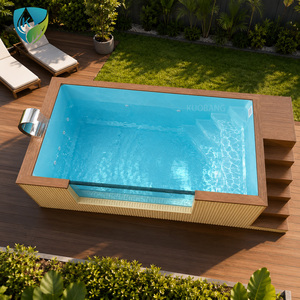 <span class=keywords><strong>Piscine</strong></span> Conteneur <span class=keywords><strong>en</strong></span> Fibre de Verre et <span class=keywords><strong>Bois</strong></span> de 20 pieds pour Maison, <span class=keywords><strong>Piscine</strong></span> <span class=keywords><strong>Hors</strong></span> <span class=keywords><strong>Sol</strong></span> Extérieure, Vente <span class=keywords><strong>en</strong></span> Gros Usine à Prix Abordables - Product Image 1