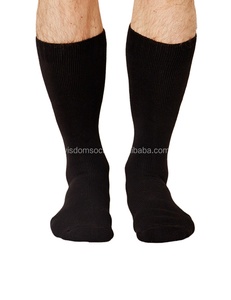Logo personnalisé Noir Laine Mérinos Hommes Thermique Épais Hiver Heavy Duty Travail <span class=keywords><strong>100</strong></span>% Chaussettes en Bambou - Product Image 2