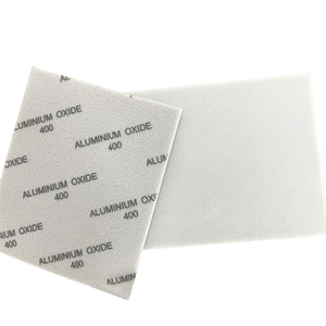 Chất lượng cao vuông nhôm Oxit miếng bọt biển khối Hai Mặt vát chà nhám cho deburring Độ cứng Trung bình tùy chỉnh OBM OEM - Product Image 2