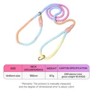 Correa para Perro de PU Trenzado Antiexplosión con Decoración de Pañuelo para Entrenamiento, Ideal para Uso Transfronterizo - Product Image 6