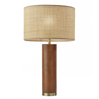 Hôtel moderne simple vent lampe de bureau beige abat-jour en lin