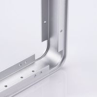 Cadre en aluminium anodisé sur mesure pour portes d'affichage LED, capacités de brochage et d'électroérosion par fil, boîtiers en acier inoxydable - Service OEM/ODM
