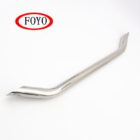 FOYO Poignée de maintien en acier inoxydable et aluminium de qualité marine pour escaliers de bateau, murs, ponts - État neuf